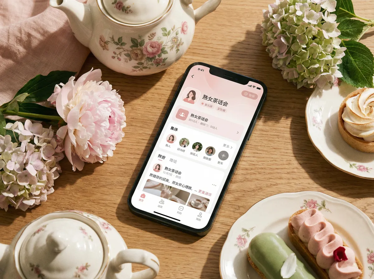 熟女人妻 手机应用界面展示